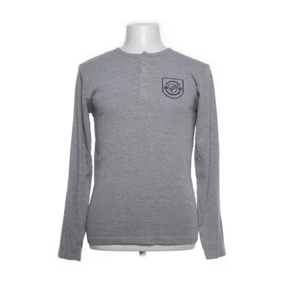 Henley shirt (Grijs) van Tee Jays Katoen, Viscose