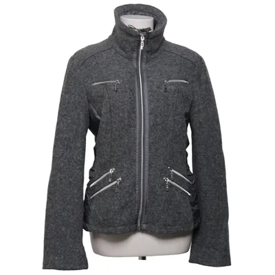 Jacket (Gray) from Canda Premium Polyamide, Polyester, Viscose, Wool