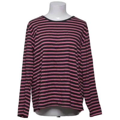 Langærmet t-shirt (Sort, Pink) fra Pola Bomuld, Polyester