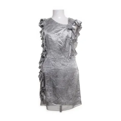 Jurk (Grijs) van Patrizia Pepe Polyester, Zijde