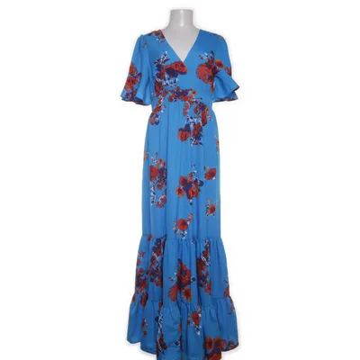 Maxi jurk (Blauw, Meerkleurig) van NLY Trend
