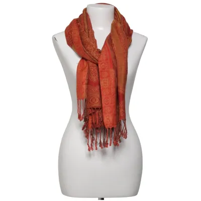Châle (Rouge, Orange, Jaune) de Charming Charlie Acrylique, Viscose