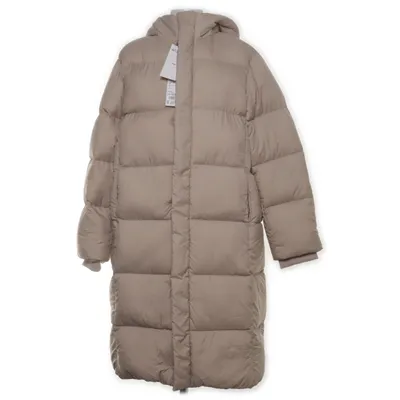 Dunfrakke (Beige) fra Uniqlo Dun, Elastan, Fjer, Nylon, Polyester