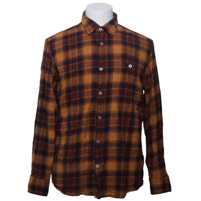 Chemise en flanelle (Bleu, Jaune, Marron) de DNMD Coton