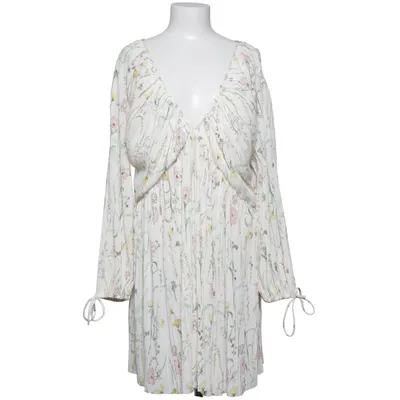 Klänning (Vit, Flerfärgad) från H&M Elastan, Polyester