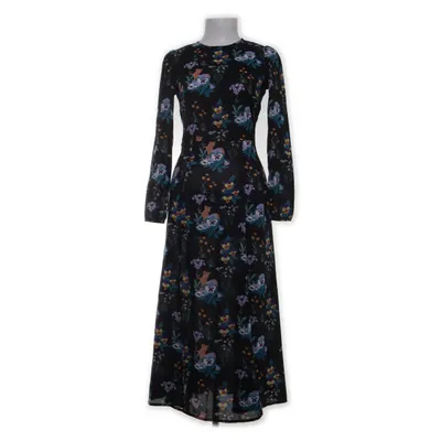 Långklänning (Svart, Flerfärgad) från Kling Polyester