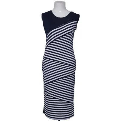 Kleid (Blau, Weiß) von Combate Elasthan, Viskose