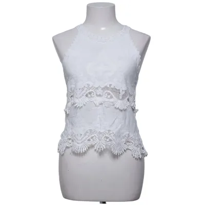 Débardeur (Blanc) de New Look Coton, Viscose