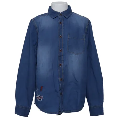 Denim shirt (Blue) from Youngstyle Cotton