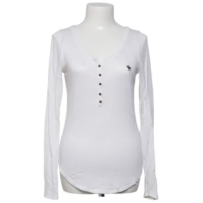 Farfarströja (Vit) från Abercrombie & Fitch Elastan, Polyester, Viskos