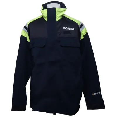Work jacket (Blue, Yellow) from Fristads Polyamide, Viscose, Wool