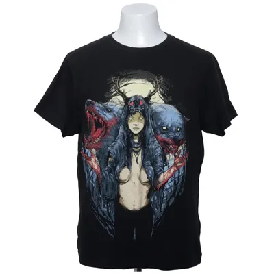 T-shirt (Black) from Disturbia Cotton