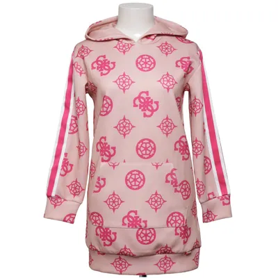 Hoodiekjole (Beige, Pink, Flerfarvet) fra Guess