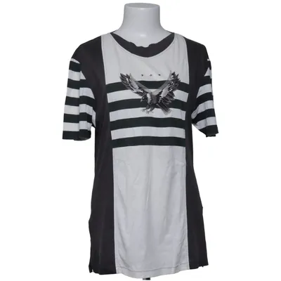 T-shirt (Schwarz, Weiß) von Hämmerle Baumwolle