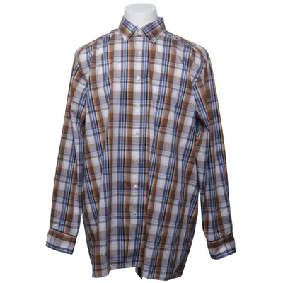 Chemise (Bleu, Marron, Beige) de Marvelis Coton