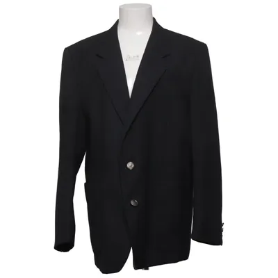 Blazer (Noir) de Magni Coton, Polyester, Viscose, Laine