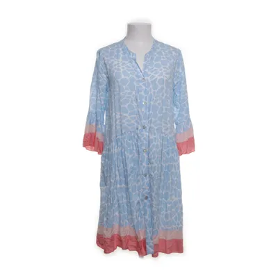 Shirt dress (White, Blue) from Heart Kiss Viscose