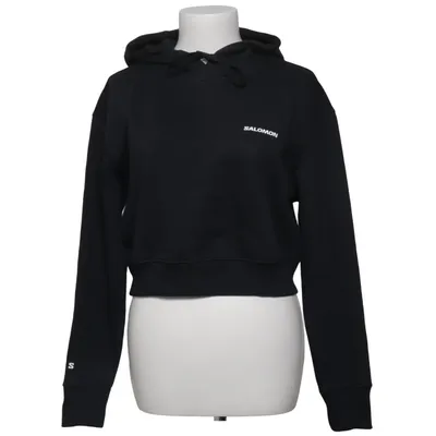 Huvtröja (Svart) från Salomon Bomull, Polyester