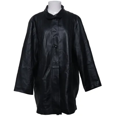 Leren jas (Zwart) van JCC Collection Leer, Polyester