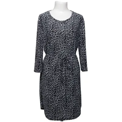 Klänning (Svart, Grå) från Rusta Elastan, Polyester