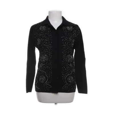 Cardigan (Black, White) from Reine Schurwolle