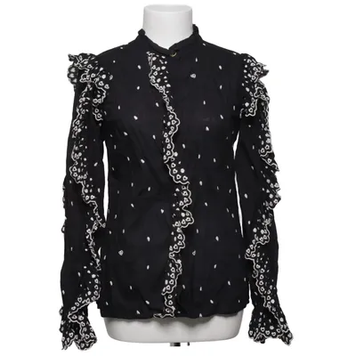 Bluse (Sort, Hvid) fra Fabienne Chapot Bomuld
