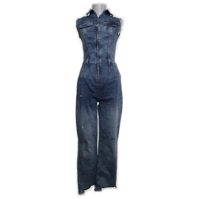 Byxdress (Blå) från Guess Bomull, Polyester