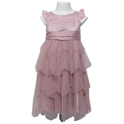 Robe de fille de fleur (Rose) de Kids by Lindex Polyester