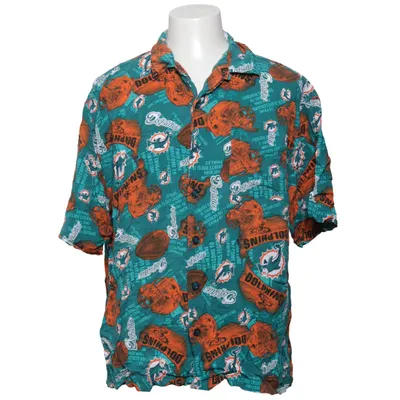 Short sleeve shirt (Green, Orange, Multicolored) from NFL Team Apparel Viscose