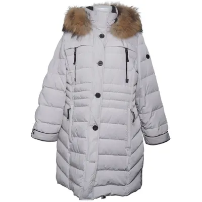 Donsjas (Beige) van Junge Dons, Veer, Polyester