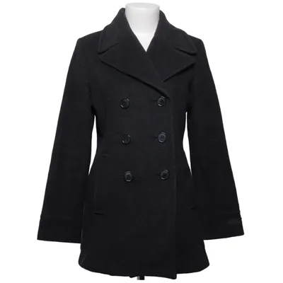 Skepparkavaj (Grå) från Hennes Kashmir, Polyester, Ull