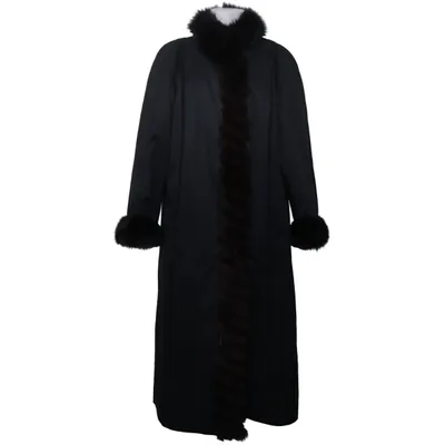 Coat (Gray, Brown) from Ravens Cotton, Polyester