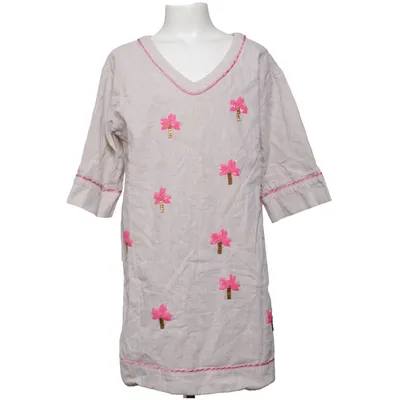 Strandklänning (Beige, Rosa, Flerfärgad) från H&M Bomull, Linne