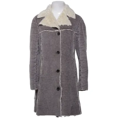 Shearlingjacka (Brun, Vit) från Next Bomull, Polyester
