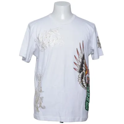 T-shirt (Vit, Flerfärgad) från Christian Audigier Bomull