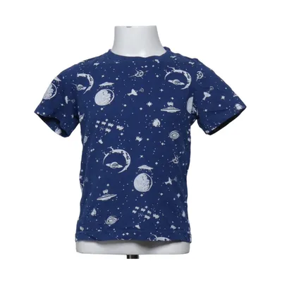 T-shirt (Blauw, Wit) van ICA I Love Eco Katoen