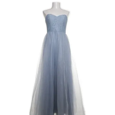 Aftonklänning (Blå) från Azazie Polyester