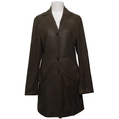 Leren jas (Bruin) van Mauritius Leer, Polyester