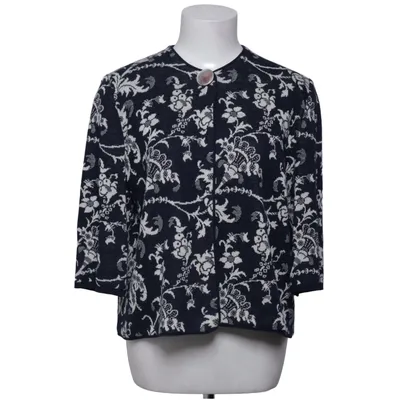 Cardigan (Blue, White) from Devernois Acrylic, Wool