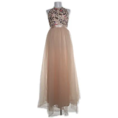 Aftonklänning (Beige, Flerfärgad) från TFNC London Polyester, Elastan