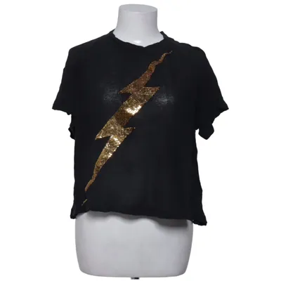 T-shirt (Zwart, Goud) van Wildfox Katoen, Elastaan