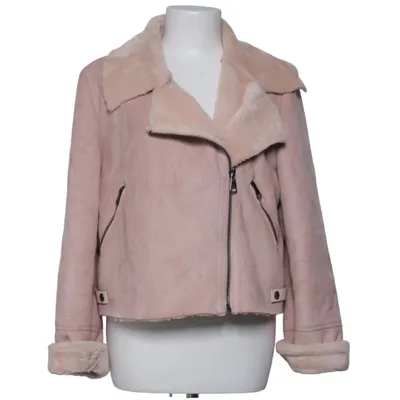 Shearlingjakke (Pink) fra Bershka_BSKGIRL Polyester