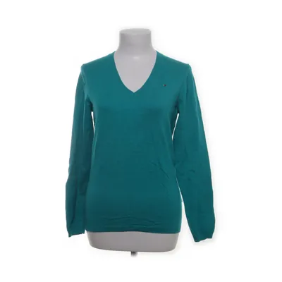 Trui (Turquoise) van Tommy Hilfiger Katoen, Polyamide