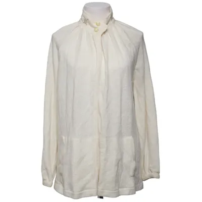 Cardigan (Wit) van Point Acryl, Wol