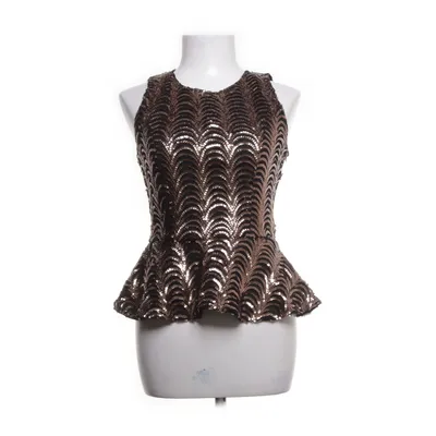 Peplumbluse (Sort, Rosaguld) fra Sisters Point Polyester