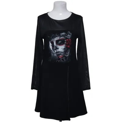 Dress (Black) from Spiral Elastane, Polyester, Viscose