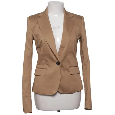 Blazer (Marron) de Mango Basics Coton, Élasthane, Polyester