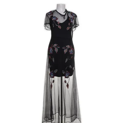 Maxi jurk (Zwart, Meerkleurig) van Primark Polyester