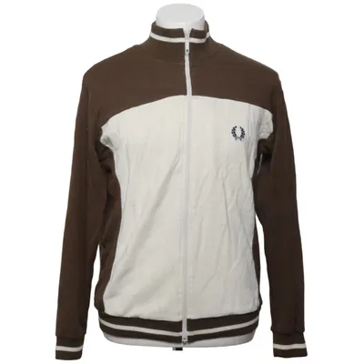 Kofta (Brun, Vit) från Fred Perry Sportswear Akryl, Ull
