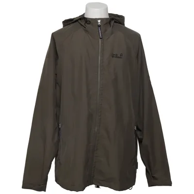Outdoorjakke (Grøn) fra Jack Wolfskin Polyamid, Polyester